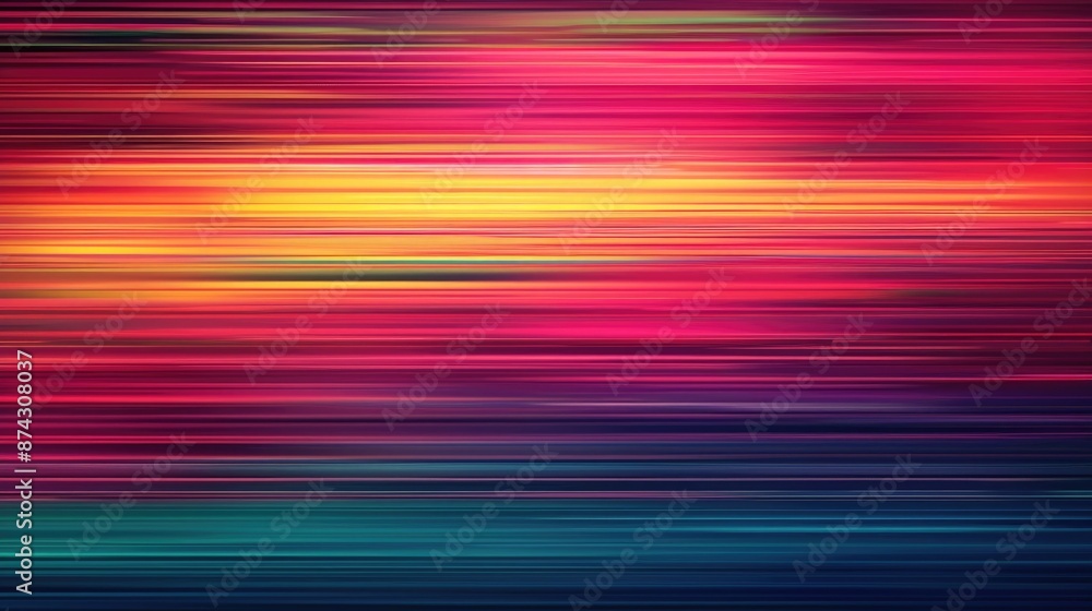 Aufkleber colorful horizontal lines background for web design presentations and invitations