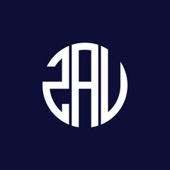 zau circle logo design