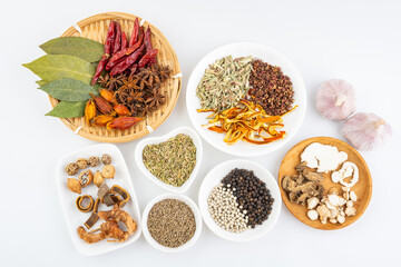 Chinese cooking spices and condiments