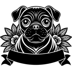 create a black and white illustration of a french