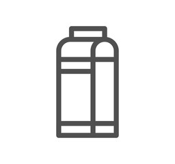 Drink related icon outline and linear vector.	
