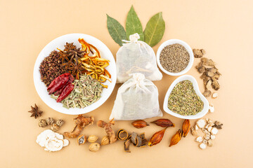 Chinese herbal spice recipes for stewed dishes