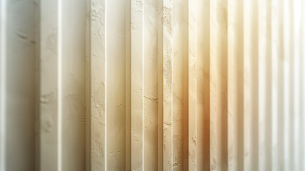 Marble Slats with Warm Gradient Light Effect
