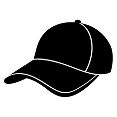 cap vector illustration, cap isolated on white, cap silhouette, hat vector art, cowboy hat