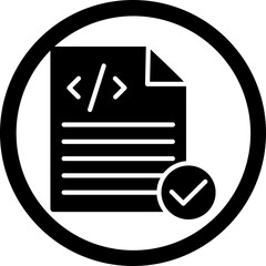 Document Set Glyph Black Icon