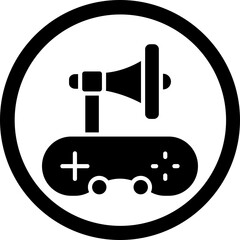 Marketing Glyph Black Icon