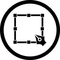 Tect Editor Glyph Black Icon