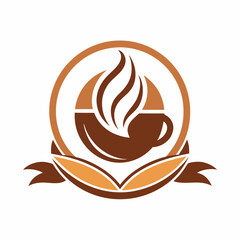 coffee logo vector art illustr
