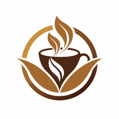 coffee logo vector art illustr