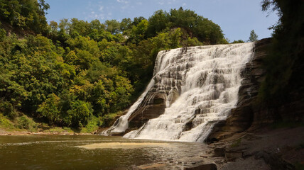 waterfall in park