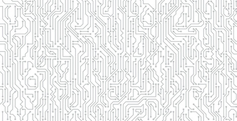 Circuit lines and seamless technological connections.