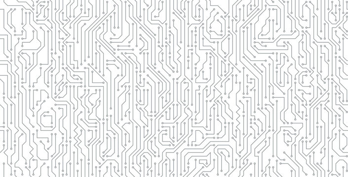 Circuit lines and seamless technological connections.