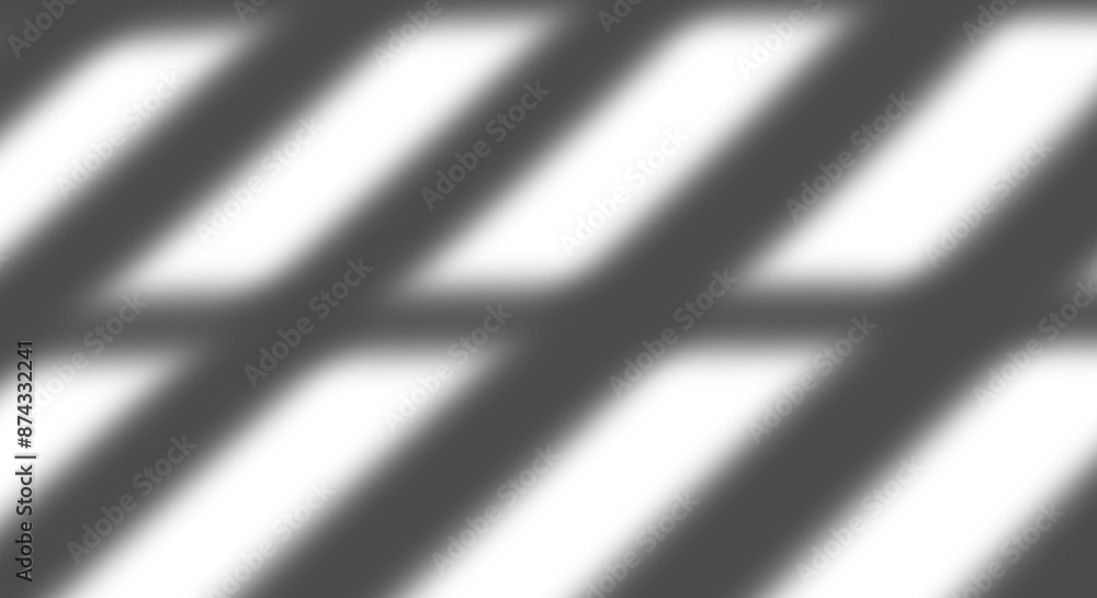 Poster shadow overlay effect on transparent background