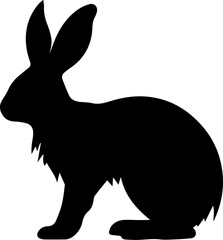 silhouette of a rabbit