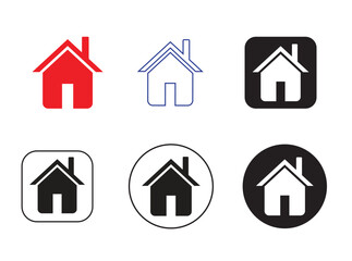 Fototapeta premium home icon vector file, house icon vector file, 