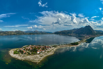 Lake Egirdir of Turkey is situated in the Isparta province. It is also known as the 'seven colored...