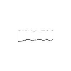Horizontal torn paper edge. Ripped squared horizontal torn paper strips. Vector illustration