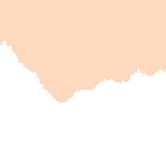 Horizontal torn paper edge. Ripped squared horizontal torn paper strips. Vector illustration