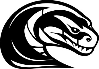 illustration of a snake head