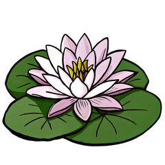 Graceful water lily