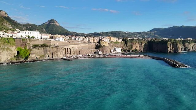 Meta di Sorrento, Italy from a Drone