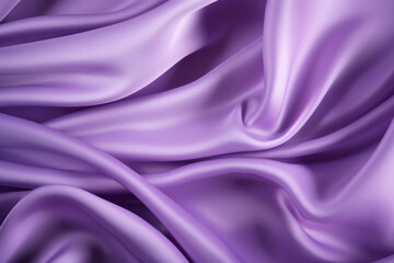 Processed collage of smooth elegant wavy lilac violet satin silk cloth fabric texture. Background