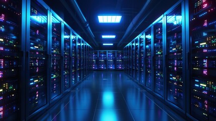 Secure Data Center with Network Servers and Data Storage Devices