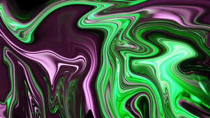 4K Abstract background of green slime. Mucus, radioactive, spooky ooze, and sticky liquid snots.