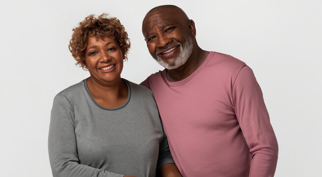 Happy African American Family Laughing in Candid Moment