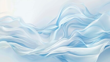 Obraz premium Abstract blue waves background.