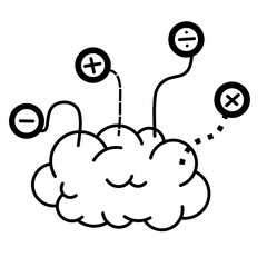 Doodle mathematics icon