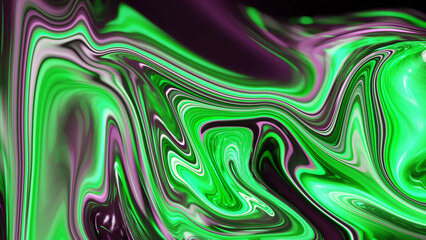 4K Abstract background of green slime. Mucus, radioactive, spooky ooze, and sticky liquid snots.