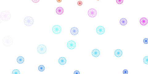 Light Multicolor vector layout with circle shapes.