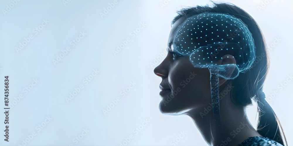 Aufkleber ai enhances human communication through advanced technology in a global network. concept advancement
