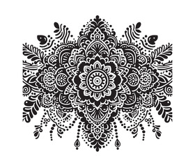 Mehndi lace vector design,awesome Mehndi lace svg,high resolution printable Mehndi lace artwork.