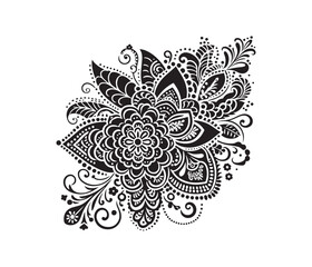 Mehndi lace vector design,awesome Mehndi lace svg,high resolution printable Mehndi lace artwork.