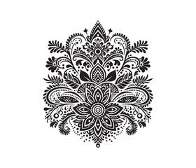 Mehndi lace vector design,awesome Mehndi lace svg,high resolution printable Mehndi lace artwork.