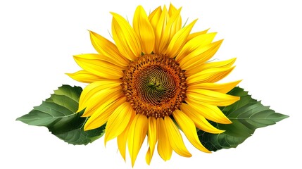 Bold Sunflower with Detailed Seed Patterns in Vibrant Yellow Bloom