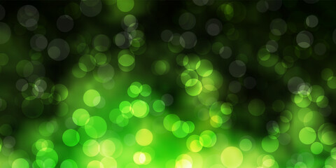 Light Green, Yellow vector backdrop with dots.