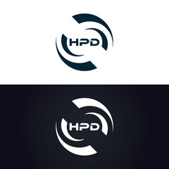 HPD logo. H P D design. White HPD letter. HPD, H P D letter logo design. H P D letter logo design in GOLD, GOLDEN LOGO, THREE, style. letter logo set in one artboard. H P D letter logo vector design.	