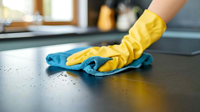 Apartment cleaning, cleaning service, showcasing a tidy home environment