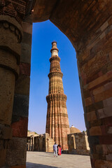 Historical Qutub Minar or Qutab Minar, is a minaret and 