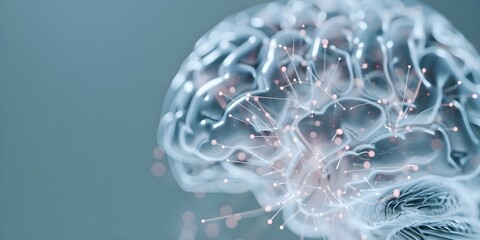 Human brain neural networks powering artificial intelligence technology and cyborg science. Concept Neural Networks, Artificial Intelligence, Cyborg Science, Brain Technology, AI Development