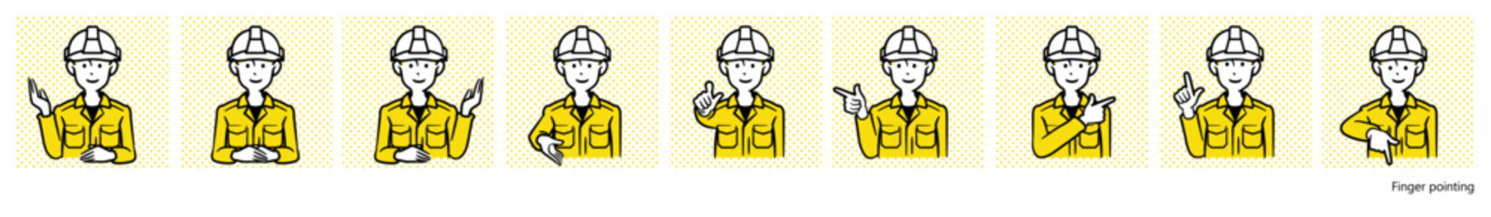 指差し確認｜作業員（男性）