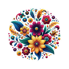 Floral flower corner border design vector 