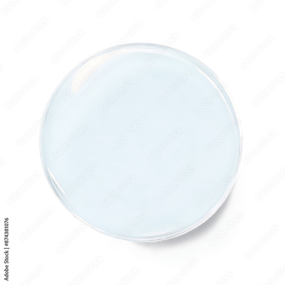 Poster Sy and lightweight transparent substance with a glossy finish..