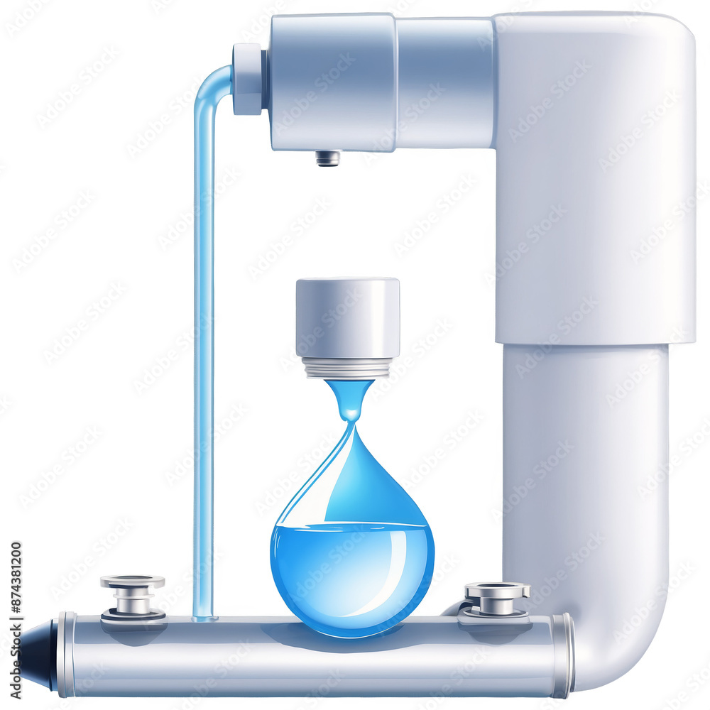 Poster an ecofriendly water collection system made of sy weatherresistant material..