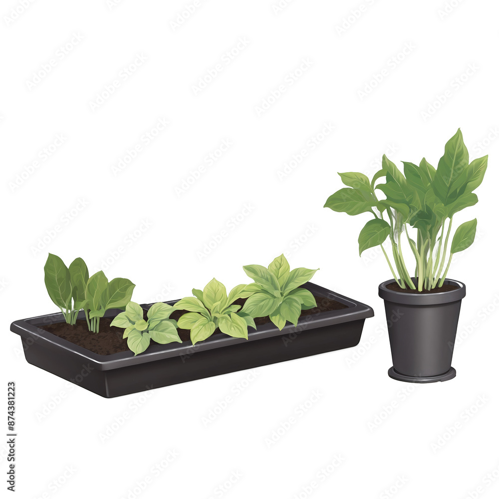 Aufkleber Can be easily attached to a variety of surfaces making it perfect for use in any indoor gardening setup..
