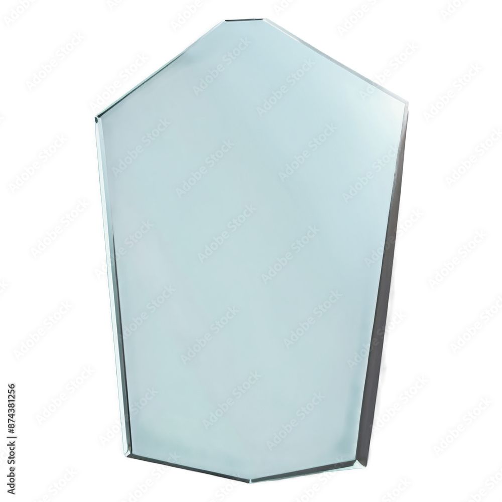Poster A glass object with a reflective surface commonly used for seeing ones own reflection..