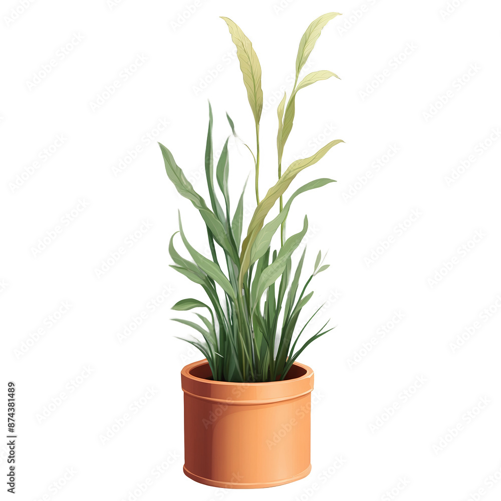 Poster A collection of dried fragrant plant materials p in a decorative container..
